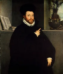 Portret zdrowego mężczyzny – Giovanni Battista Moroni (ok. 1525-1578)