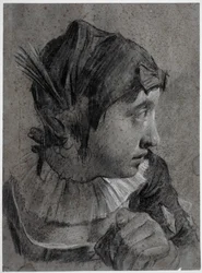 Głowa młodej dziewczyny (Barbara Piazzetta?)