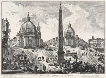 Widok na Piazza del Popolo
