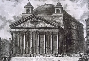 Panteon Agryppy, Rzym, rycina