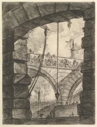 Grand Piazza, z więzień wyimaginowanych więzień, ca. 1749-50.