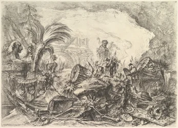 Łuk Triumfalny, z Grotteschi Grotesques, ca. 1748.