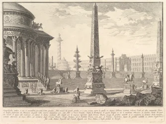 Starożytny Kapitol wspiął się po około stu stopniach. . . Mrówka Campidoglio..., ca. 1750.
