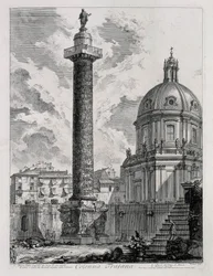 Kolumna Trajana (z: Vedute di Roma)