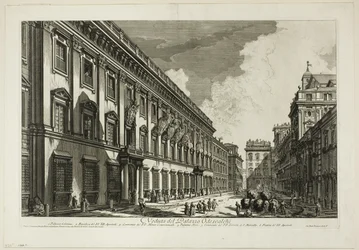 Widok na Palazzo Odescalchi, z widoków Rzymu