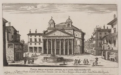 Widok Panteonu, ok. 1778-92 (akwaforta)