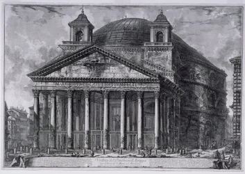 Widok Panteonu Agryppy, ok. 1761 (akwaforty)