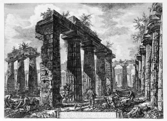 Widok na świątynie Paestum (litos)