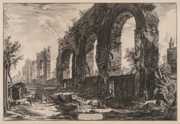 Widoki Rzymu: Aquaduct Nero, 1775.