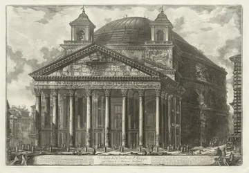 Widoki Rzymu: Panteon, 1761.