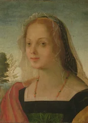 Portret młodej dziewczyny (tempera na panelu)
