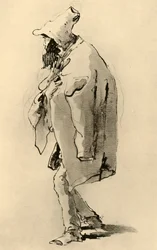Brodaty mężczyzna, połowa XVIII wieku, 1928