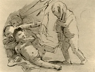 Kupidyn straszy inne dzieci, c1757, 1928