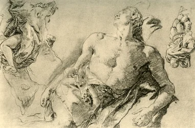 Studium szczegółowe dla Hiacynta w Bückeburgu, c1752, 1928