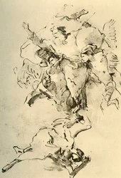 Bóg Ojciec w otoczeniu aniołów, 1758-1759, 1928