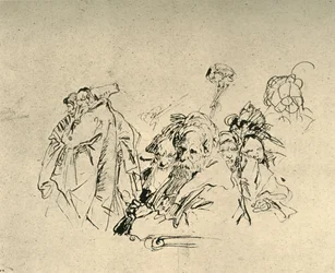 Grupa Orientów, połowa XVIII wieku, 1928