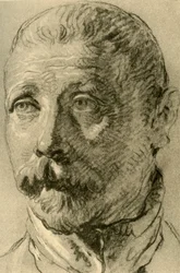 Głowa brodatego mężczyzny, połowa XVIII wieku, 1928