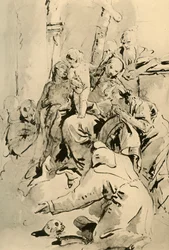 Madonna ze świętymi, połowa XVIII wieku, 1928