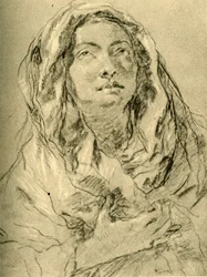 Mater Dolorosa, połowa XVIII wieku, 1928