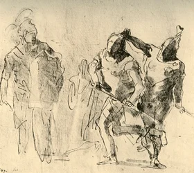 Minerwa sprawdza Gniew Achillesa, c1757, 1928