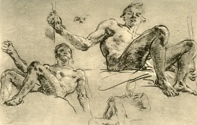 Studia aktu, połowa XVIII wieku, 1928