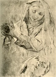 Studia Madonny, połowa XVIII w., 1928