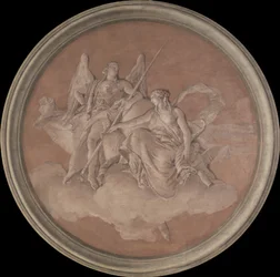Cnota i obfitość, 1760 (fresk przeniesiony na płótno)