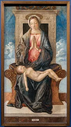 Madonna ze śpiącym dzieckiem, Giovanni Bellini, ok.1470.