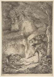 Odnalezienie ciał świętych Piotra i Pawła, 1645-51.