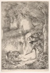 Odnalezienie zwłok świętych Piotra i Pawła, ok. godz. 1647-51.