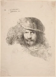 Głowa młodzieńca w kapeluszu z piórami (tzw. Autoportret)