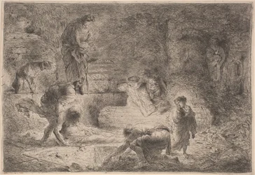 Tobit grzebie zmarłych