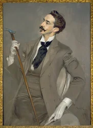 Hrabia Robert de Montesquiou (obraz na płótnie)
