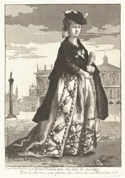 La Dame Venitienne en habit de masque (Wenecka kobieta w karnawałowej sukni)