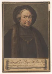 Portret artysty Rembrandta Harmensza. z Renu Portrety artystów (tytuł serii)