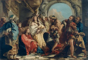 „Chrystus i niewiasta zabrana na cudzołóstwo”, 1747-1804