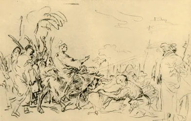 Wjazd Chrystusa do Jerozolimy, c1759, 1928