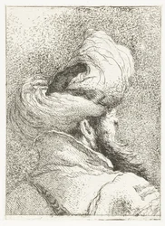 Turecki mężczyzna w turbanie