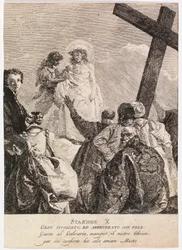 Via crucis - Stacja X. Jezus zostaje odarty z szat