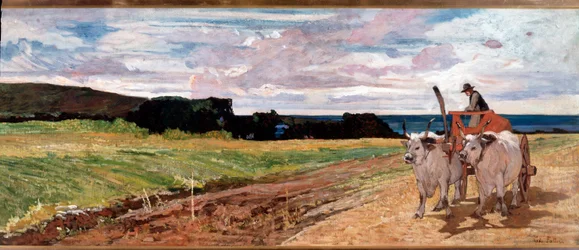 Pług i woły - Malarstwo