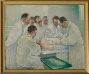 Chirurgia (olej na płótnie)