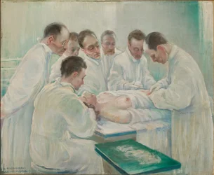 Chirurgia (olej na płótnie)