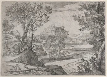 Rodzina siedząca nad rzeką, 1643 r.