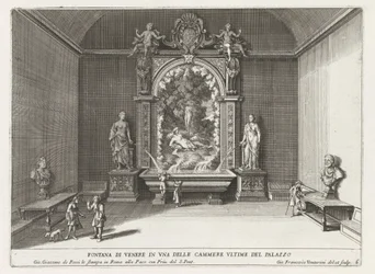 Fontein van Venus in de Villa d