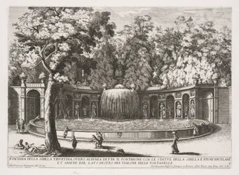Fontanny Rzymu, Księga IV, płyta 7: Fontanna Sybilli Tyburtyńskiej (Fontana della Sibilla Tiburtina)