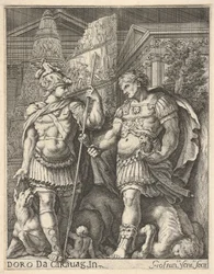 Dwóch żołnierzy rzymskich, XVII wiek.