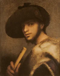Dudziarz (olej na płótnie)