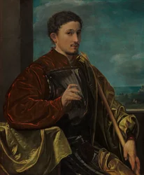 Portret rycerza, ok. 1525 (olej na płótnie)