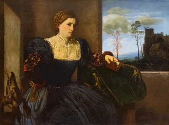 Portret kobiety, ok. 1525 r. (olej na płótnie)