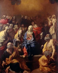 Zesłania Ducha Świętego Giovanniego Lanfranco (1582-1647), olej na płótnie, 373x241 cm